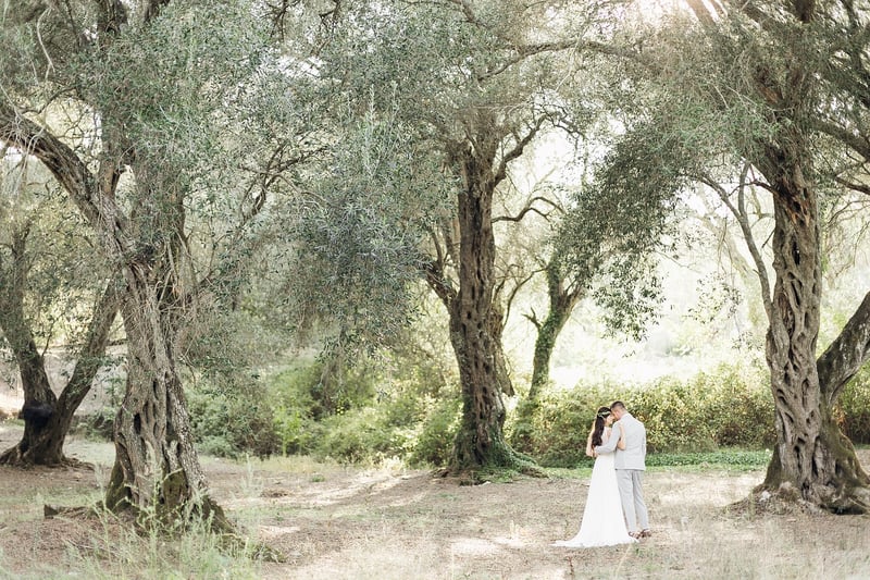 Honeymoon Couple in Nature